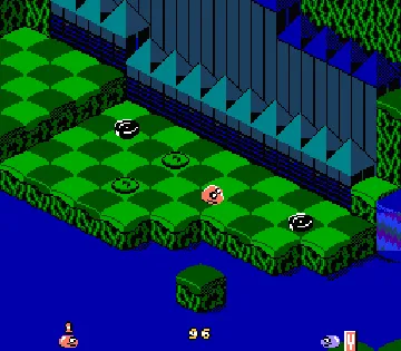 Snake Rattle n Roll (Europe) screen shot game playing